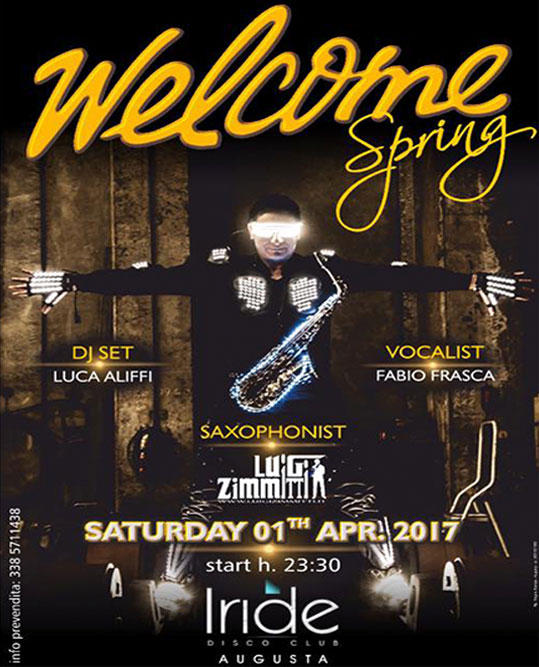 Welcome Spring iride Disco Club